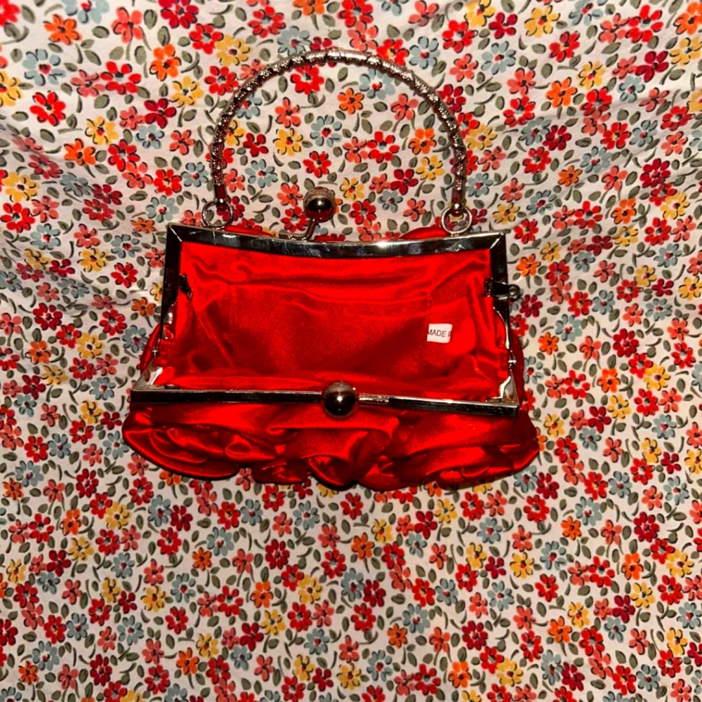 Elegant Red Women's Handbag (Clutch)